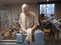 Earle McNeil in studio